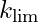 k_{\text{lim}}