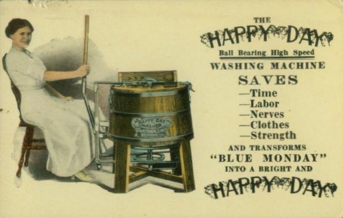 Early Washing Machine Advertisement circa 1910