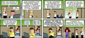 Dilbert cartoon Sometimes the Code Wins