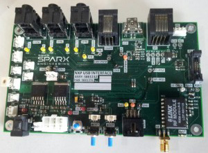 Sparx NXP microcontroller PCB
